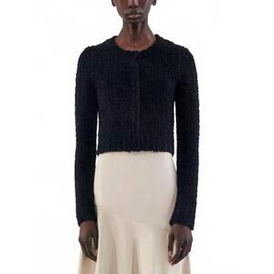 NEW ADAM LIPPES alice cardigan in black